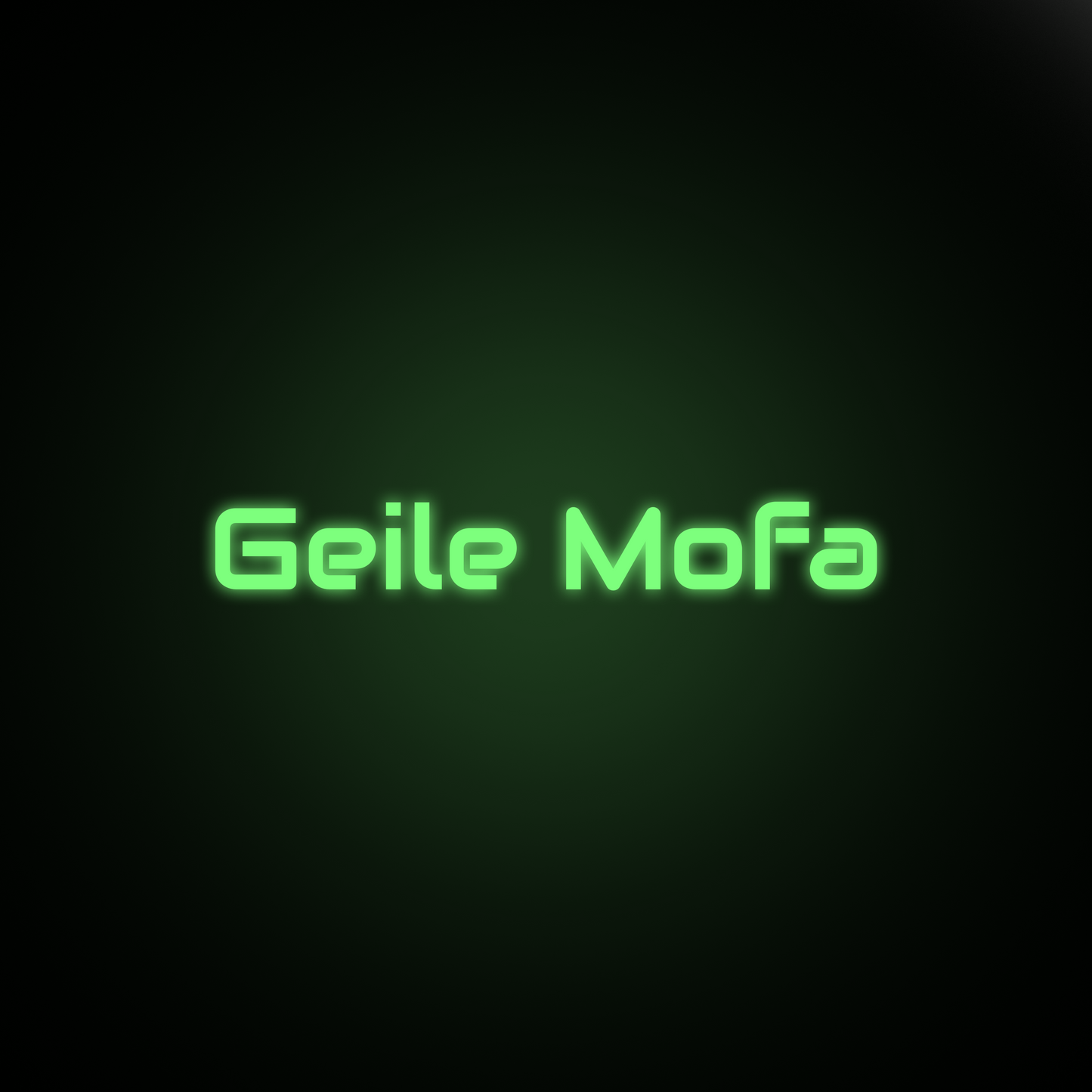Glow Sticker - Geile Mofa 5er Set