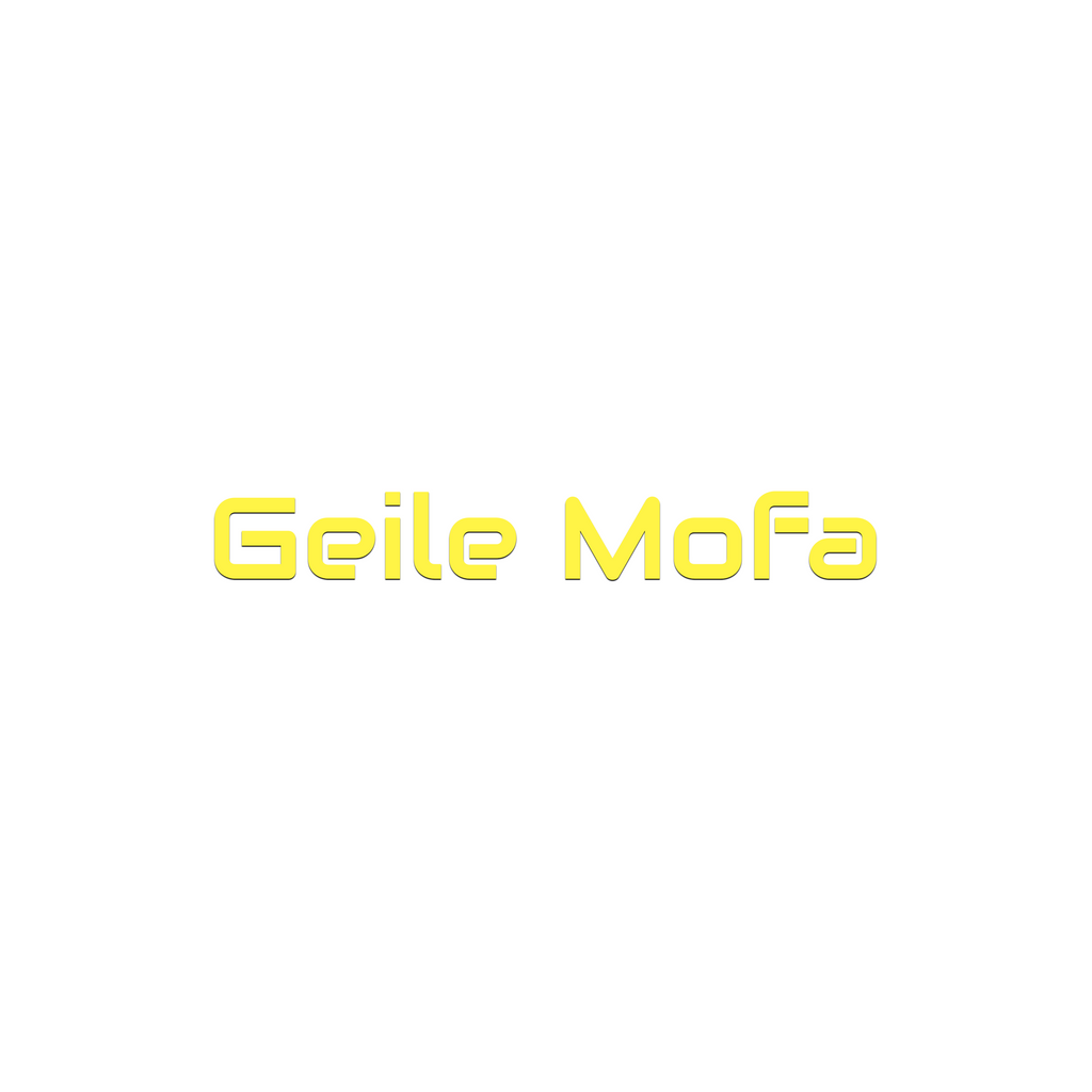 NEON Sticker - Geile Mofa