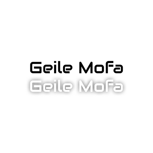 Sticker - Geile Mofa