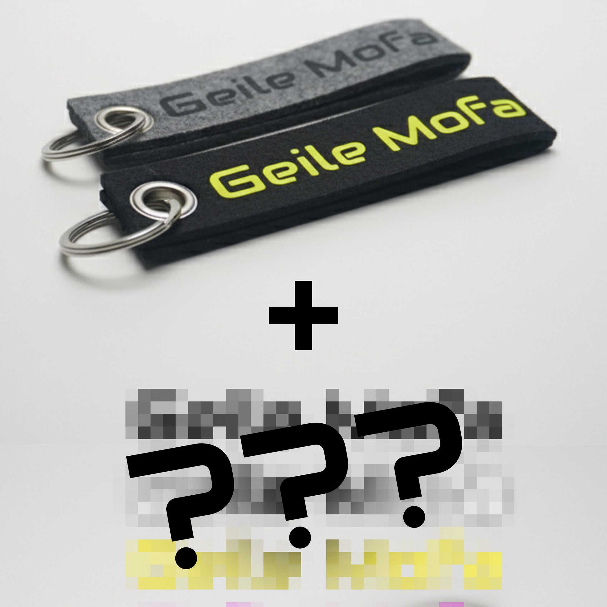🔥 Surprise Pack – 1 zufälligen Schlüsselanhänger + 3 zufällige Sticker